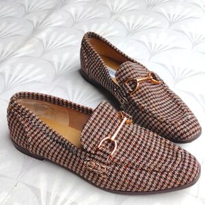 Steve Madden Tweed horse bit loafers